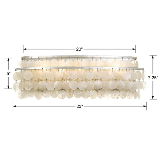 Brielle 5 Light 23 " Wall Light - thebelacan