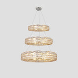 Brilliant Round Crystal Multi-Ring Chandelier - thebelacan