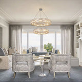 Brilliant Round Crystal Multi-Ring Chandelier - thebelacan