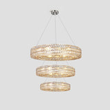 Brilliant Round Crystal Multi-Ring Chandelier - thebelacan