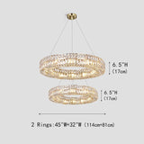 Brilliant Round Crystal Multi-Ring Chandelier - thebelacan