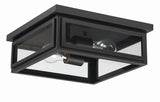 Byron 2 Light 12.75" Outdoor Flush Mount - thebelacan