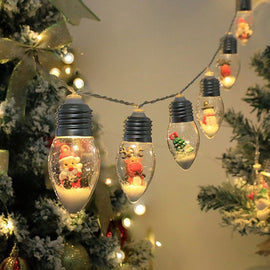 Christmas Snow Globe String Lights - thebelacan