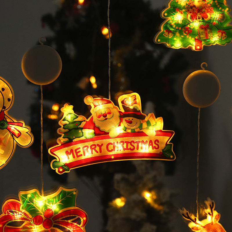 Christmas Window Suction LED Hanging Light - thebelacan