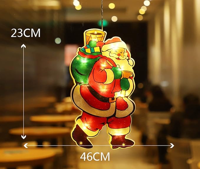 Christmas Window Suction LED Hanging Light - thebelacan