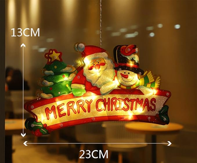 Christmas Window Suction LED Hanging Light - thebelacan