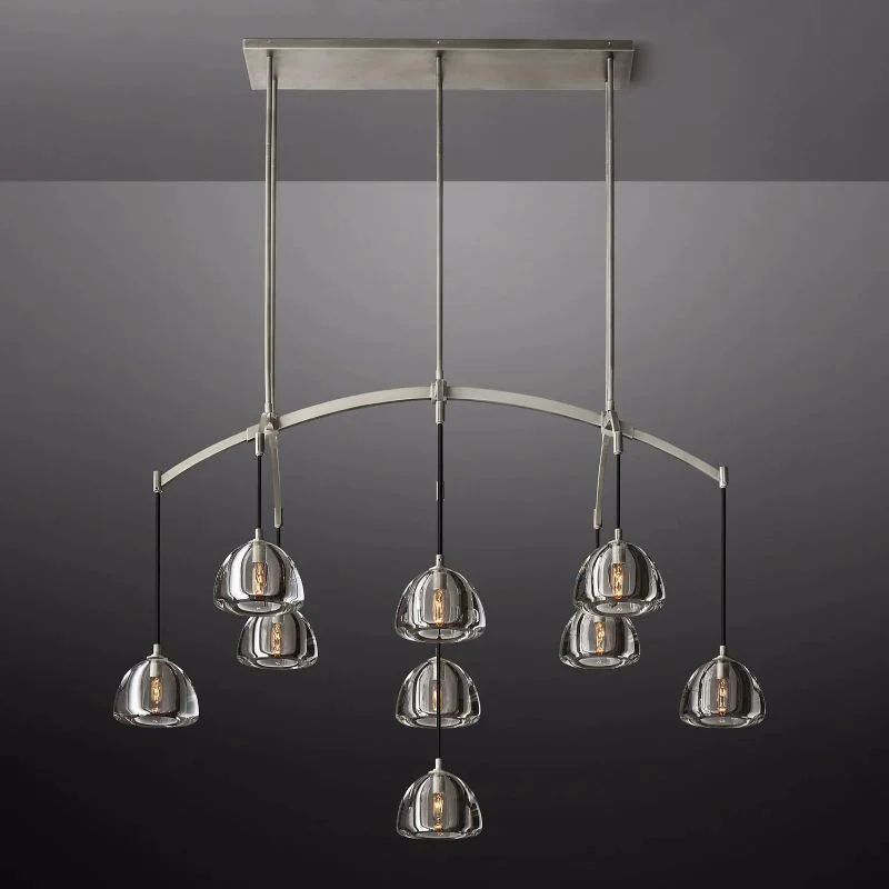 Crescent Linear Chandelier 54'' - thebelacan