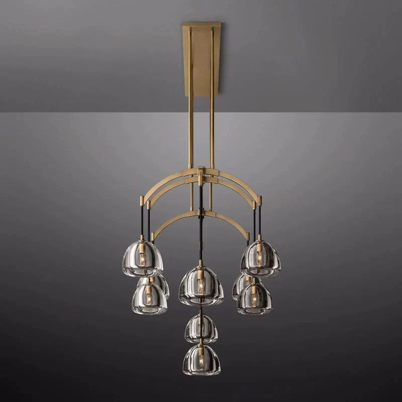 Crescent Linear Chandelier 54'' - thebelacan