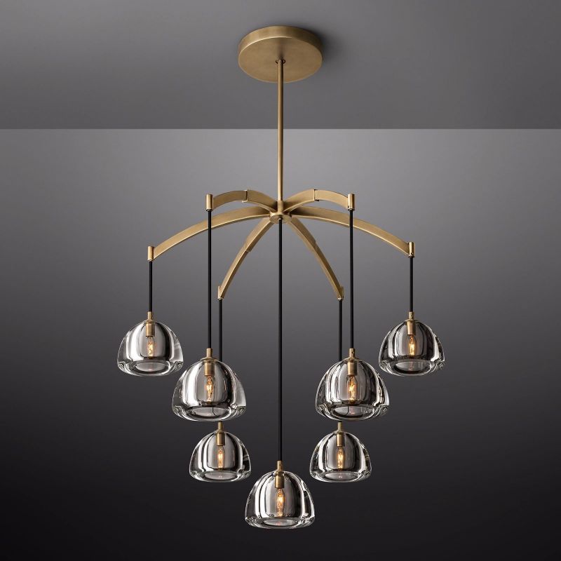 Crescent Round Chandelier 36'' - thebelacan