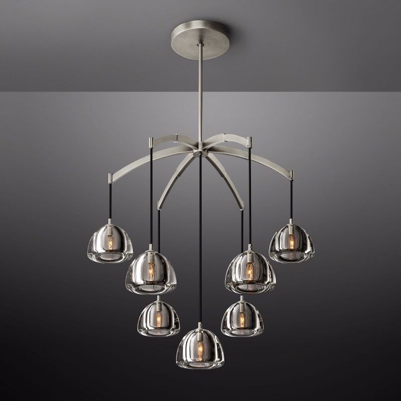 Crescent Round Chandelier 36'' - thebelacan