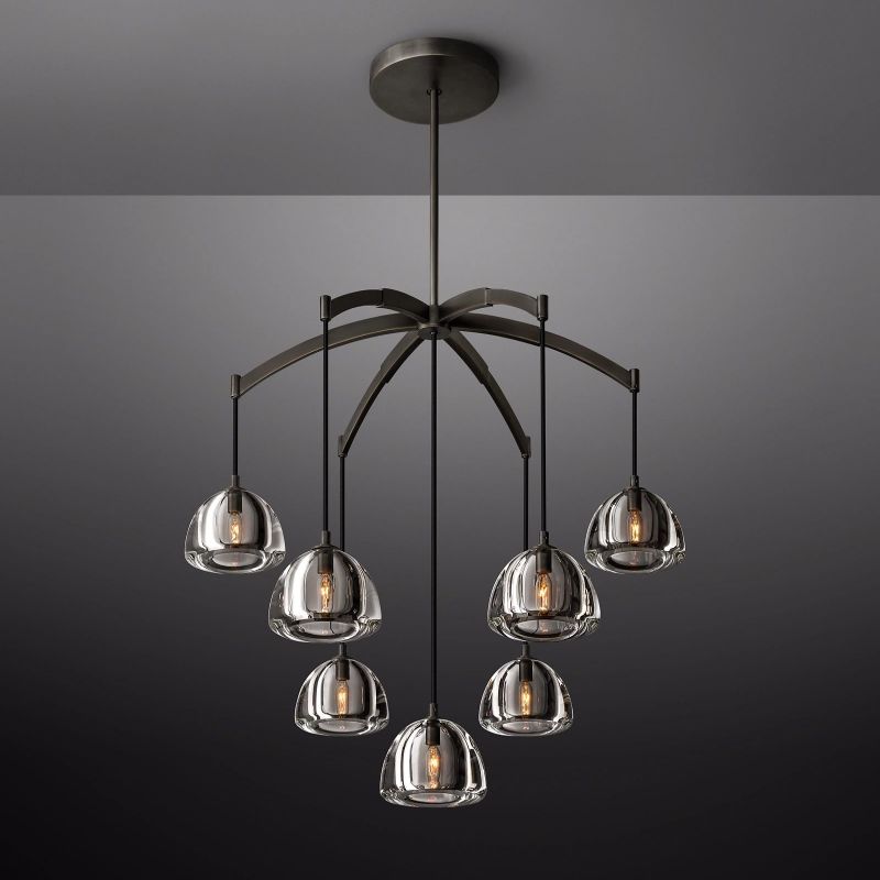 Crescent Round Chandelier 36'' - thebelacan