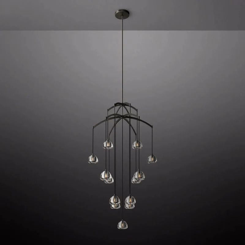 Crescent Round Chandelier 60'' - thebelacan