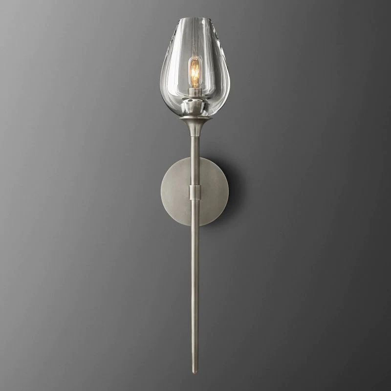 Crystal Tulip Grand Wall Sconce - thebelacan