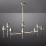 Crystal Tulip Round Chandelier 54'' - thebelacan