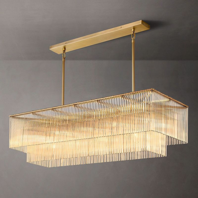 Dimasio Rectangular Chandelier 54" - thebelacan