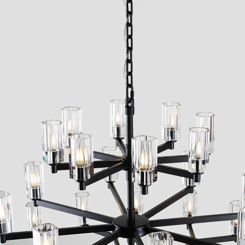 Foyer 5-Tier Crystal Chanderlier 70" W - thebelacan