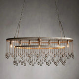 Gael Oval Chandelier 52"W - thebelacan