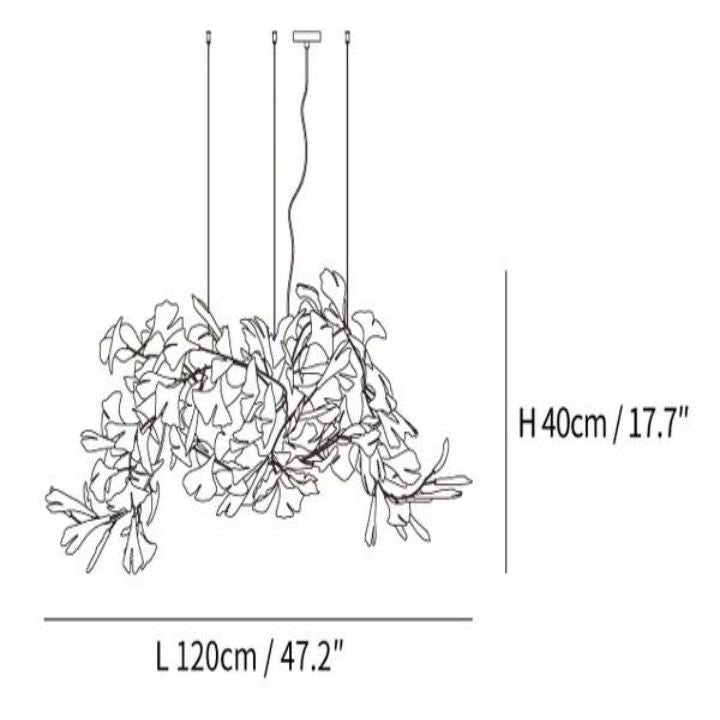 Gingko Luxury Chandelier Style G - thebelacan