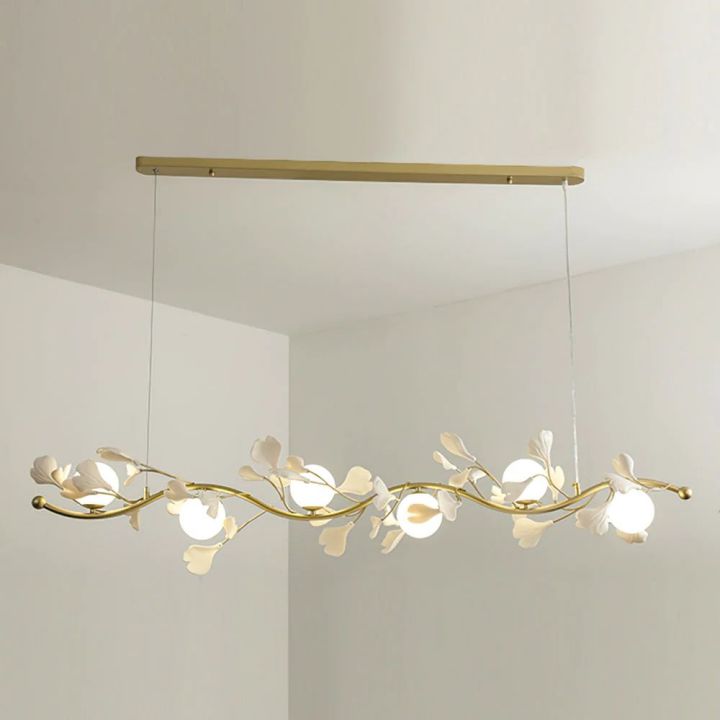 Gingko Glass Chandelier - thebelacan