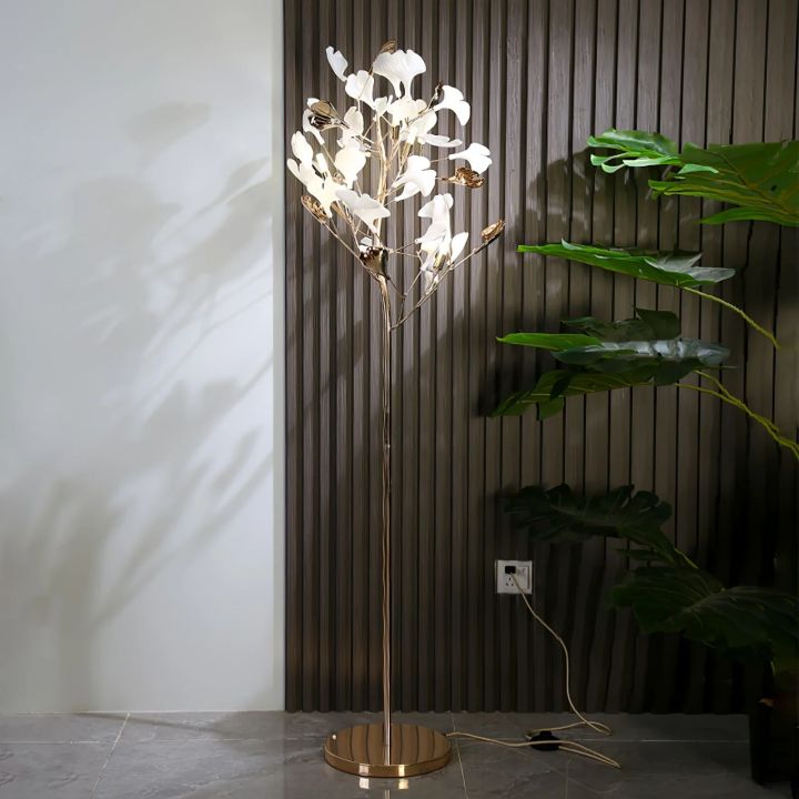 Gingko Leaf Floor Lamp - thebelacan