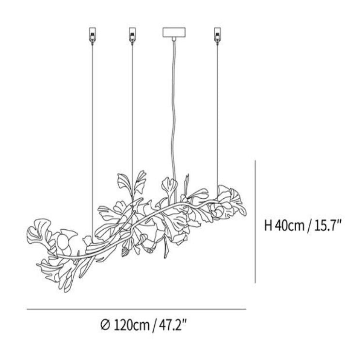 Gingko Luxury Chandelier Style I - thebelacan