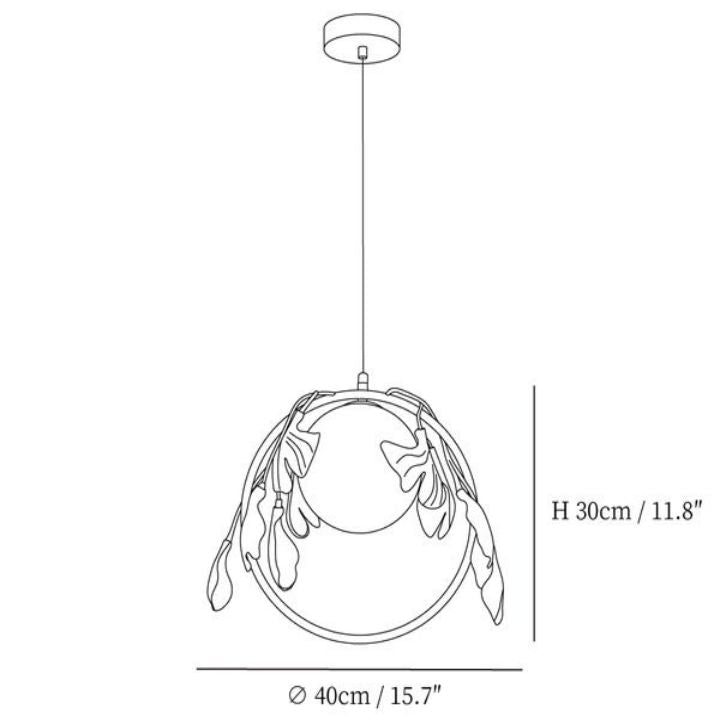 Gingko Pendant Lamp - thebelacan