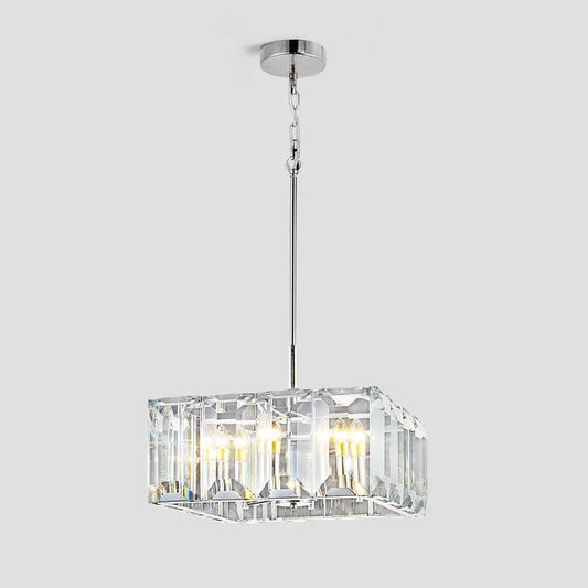 Harson Crystal Square Chandelier 24" - thebelacan