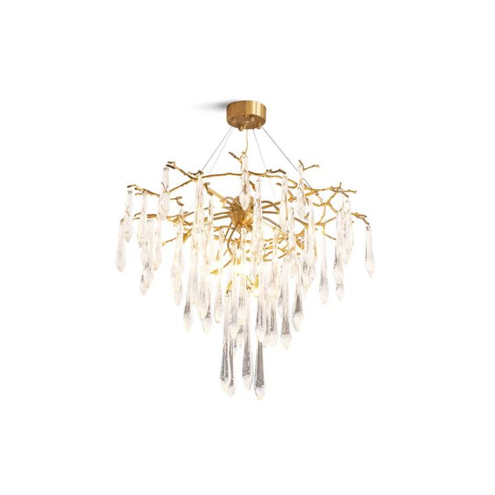 Icicle Crystal Luxury Branch Chandelier - thebelacan