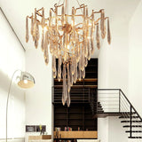 Icicle Crystal Luxury Branch Chandelier - thebelacan