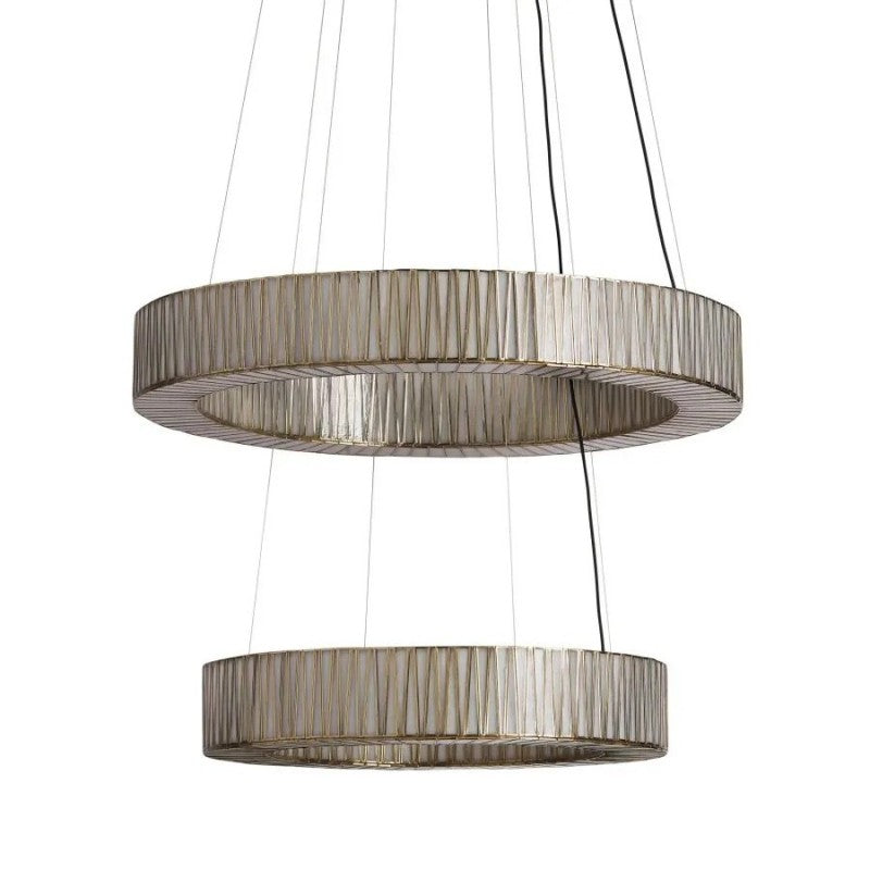 Jeanet 2-Tier Round Chandelier 47"D - thebelacan