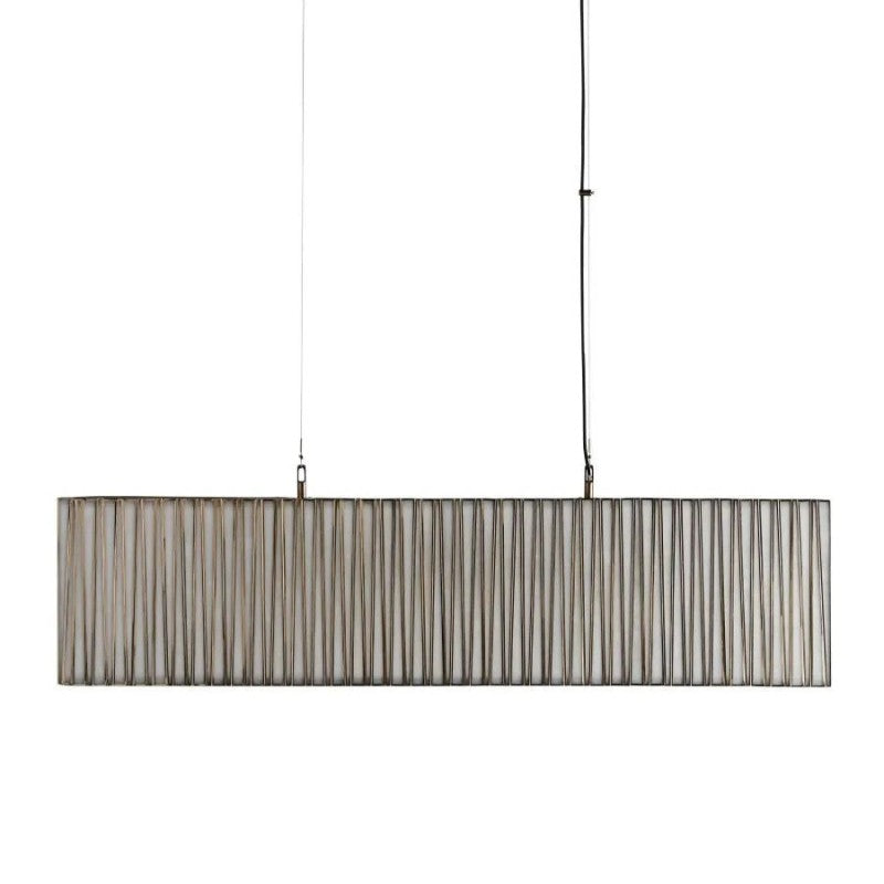 Jeanet Rectangular Chandelier 49"W 60"W - thebelacan