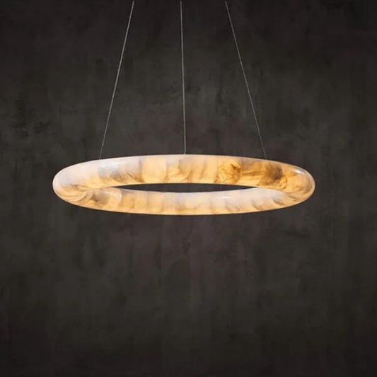 Karen Calcite Curve Ring Chandelier - thebelacan