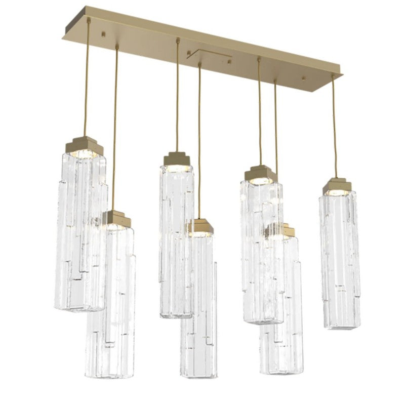 Ledges Linear Pendant Chandelier 5-Light 7-Light 9-Light - thebelacan