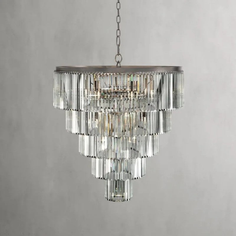 Leyland Tiered Round Chandelier - thebelacan