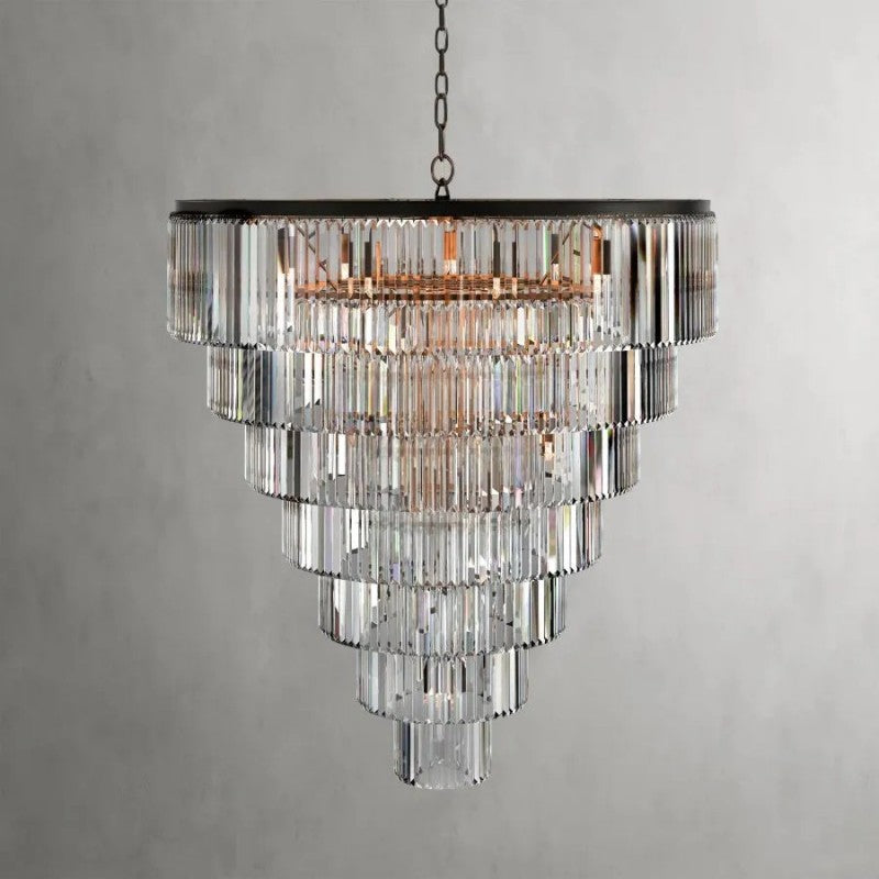 Leyland Tiered Round Chandelier - thebelacan