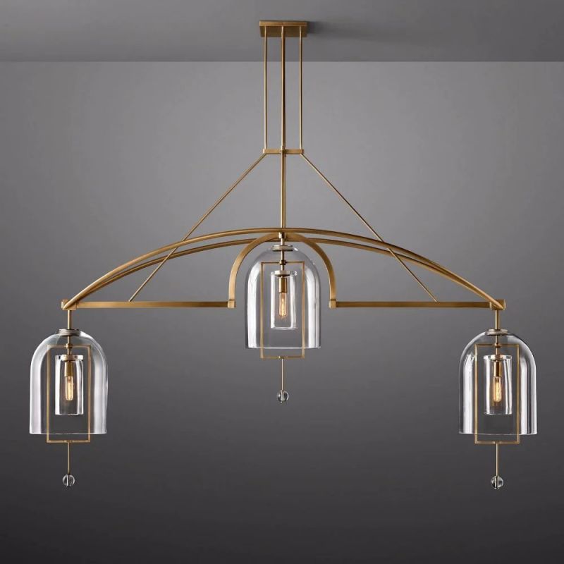 Fulcrum Linear Chandelier 85" - thebelacan