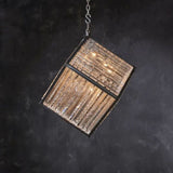 Lita Glass Cube Rectangle Chandelier - thebelacan