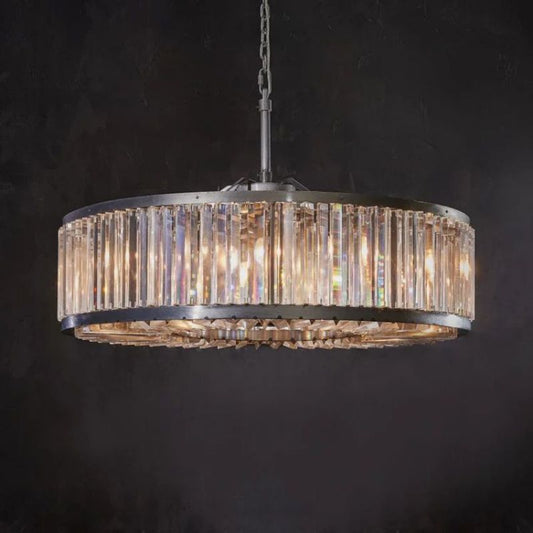 Lita Glass Round Chandelier - thebelacan