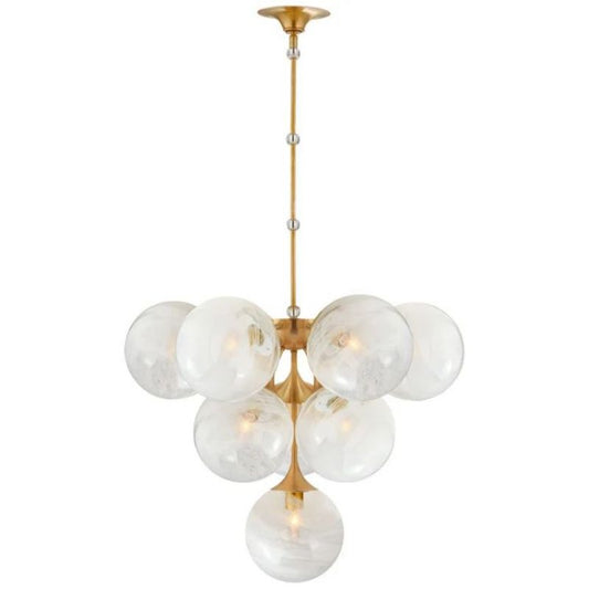 Loya Glass Globes Chandelier 28″ D 33″ D - thebelacan