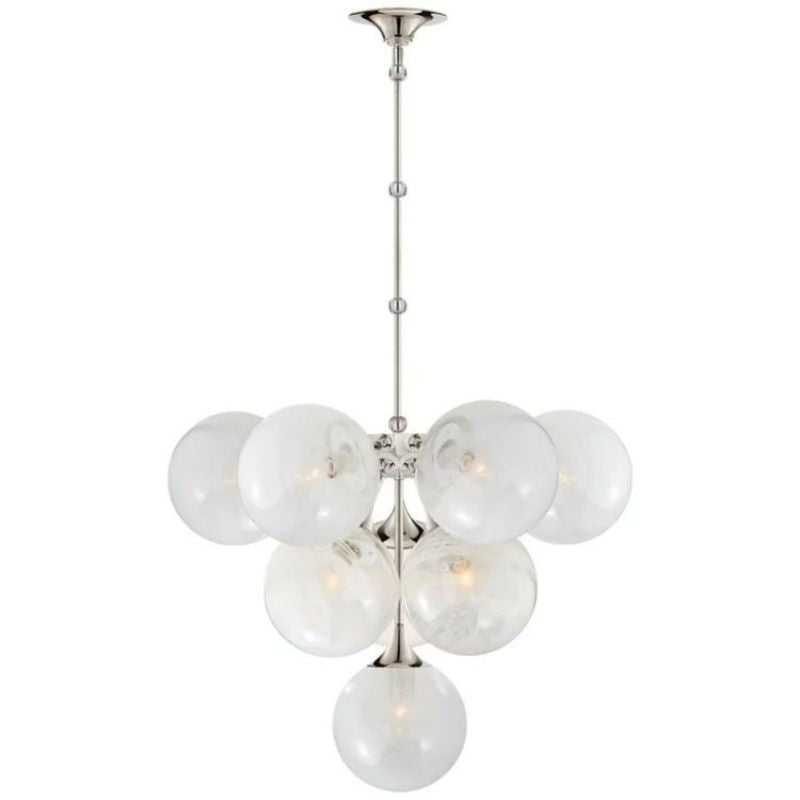 Loya Glass Globes Chandelier 28″ D 33″ D - thebelacan