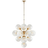 Loya Glass Globes Chandelier 28″ D 33″ D - thebelacan