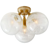 Loya Glass Globes Flushmount - thebelacan