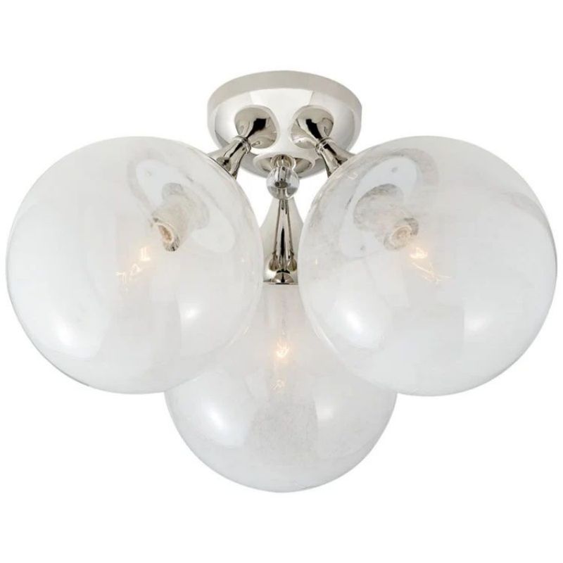 Loya Glass Globes Flushmount - thebelacan