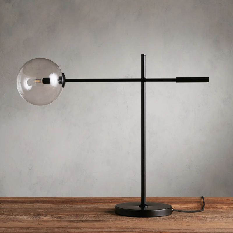 Modern Apolo Glass Ball Table Lamp - thebelacan