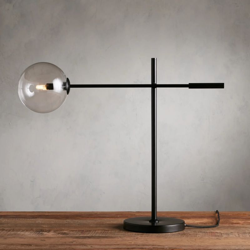 Modern Apolo Glass Ball Table Lamp - thebelacan