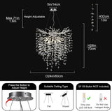 Modern Crystal Chandelier For Dining Room - thebelacan