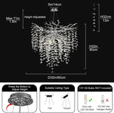 Modern Crystal Chandelier For Dining Room - thebelacan