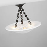 Modern Mollino Semi Flush Mount - thebelacan