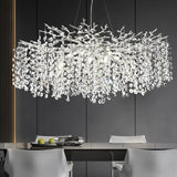 Modern Tree Branch Crystal Chandelier 55"L 30"D 40"D - thebelacan