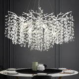 Modern Tree Branch Crystal Chandelier 55"L 30"D 40"D - thebelacan